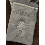 2€ ZUSATZTÜRCHEN 20. Dezember - Stickdatei - ITH Tasche Crossbody Love yourself first